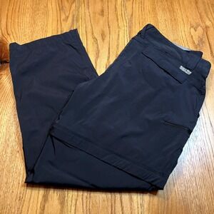 World Wide Sportsman‎ Women's 18 Convertible Cargo Pants Black Hiking Outdoor